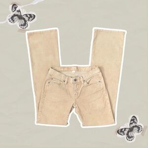 Women’s Ann Taylor Loft Corduroy Khaki Bootcut Flare Dress Pants